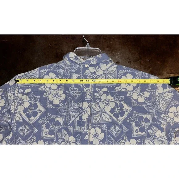 Joe Kealoha Reyn Spooner Mens Sz 2XL Hawaiian Button Down Shirt (2 Pc) AOP Tiki